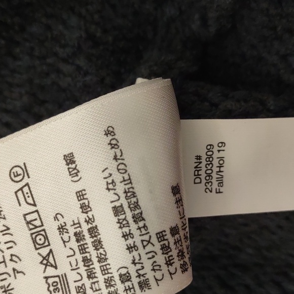 USED EDDIE BAUER Rest and Repeat Funnel Neck Sweater SIZE M COLOR GRAY GREEN - Picture 9 of 10